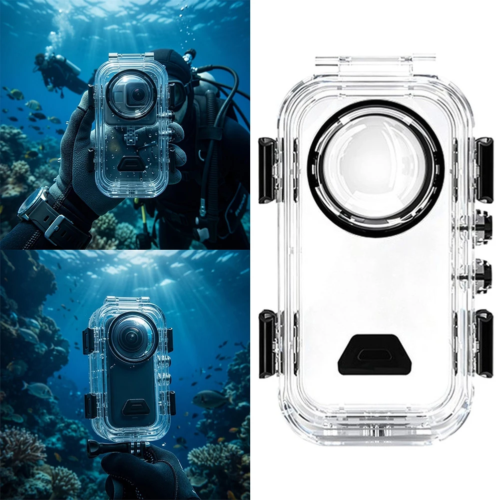 Underwater Camera - Custodia Subacquea Impermeabile 60M con Sganci