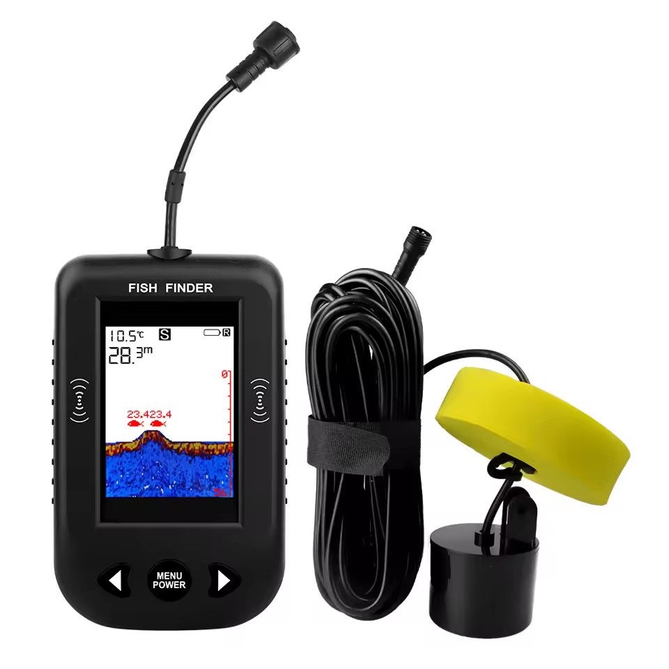 Fish Finder Portable - Allarme 100M Sonar portatile Ecoscandagli 45