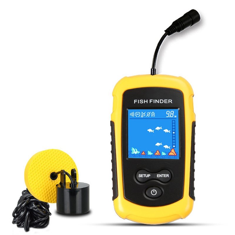 Fish Finder Portable - ABHT-Kayak Ecoscandaglio Portatile per la Ricerca