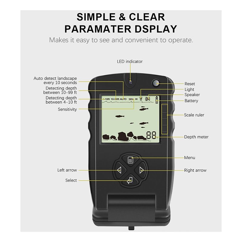 Nuovo Ecoscandaglio Portatile  - Fish Finder Portable recensione e prezzo