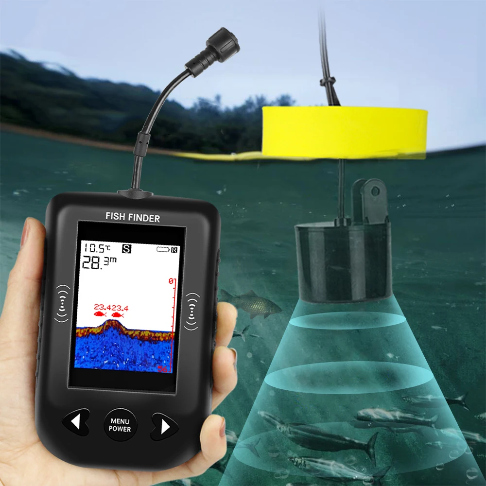 Allarme 100M Sonar portatile E - Fish Finder Portable recensione e prezzo
