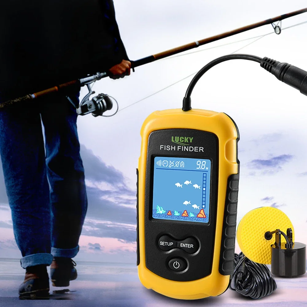 Schermo LCD a colori fortunato - Fish Finder Portable recensione e prezzo