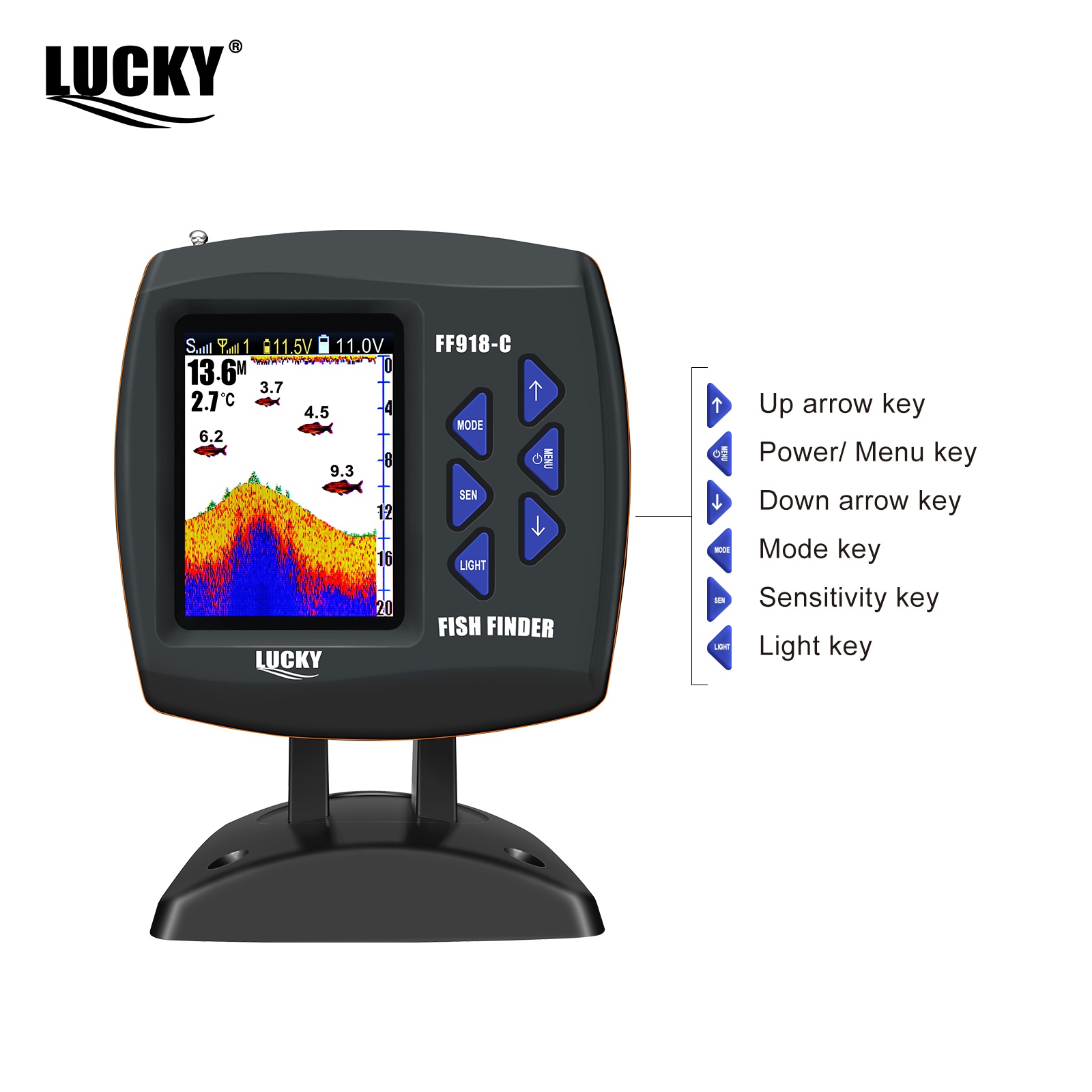 Lucky FF918 Ecoscandaglio per  - Fish Finder Transducer recensione e prezzo