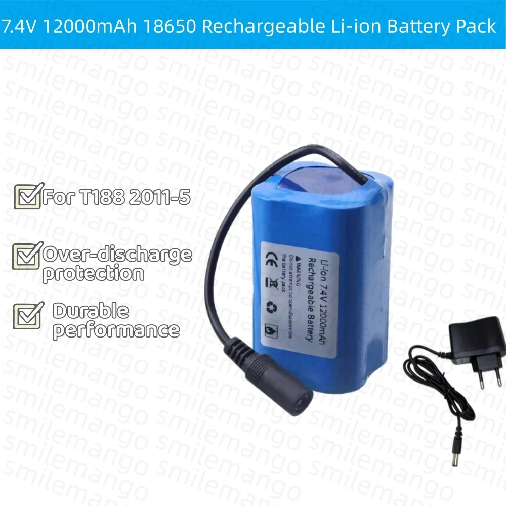 Batteria 7.4V 12000mAh con Car - Fish Finder Charger recensione e prezzo