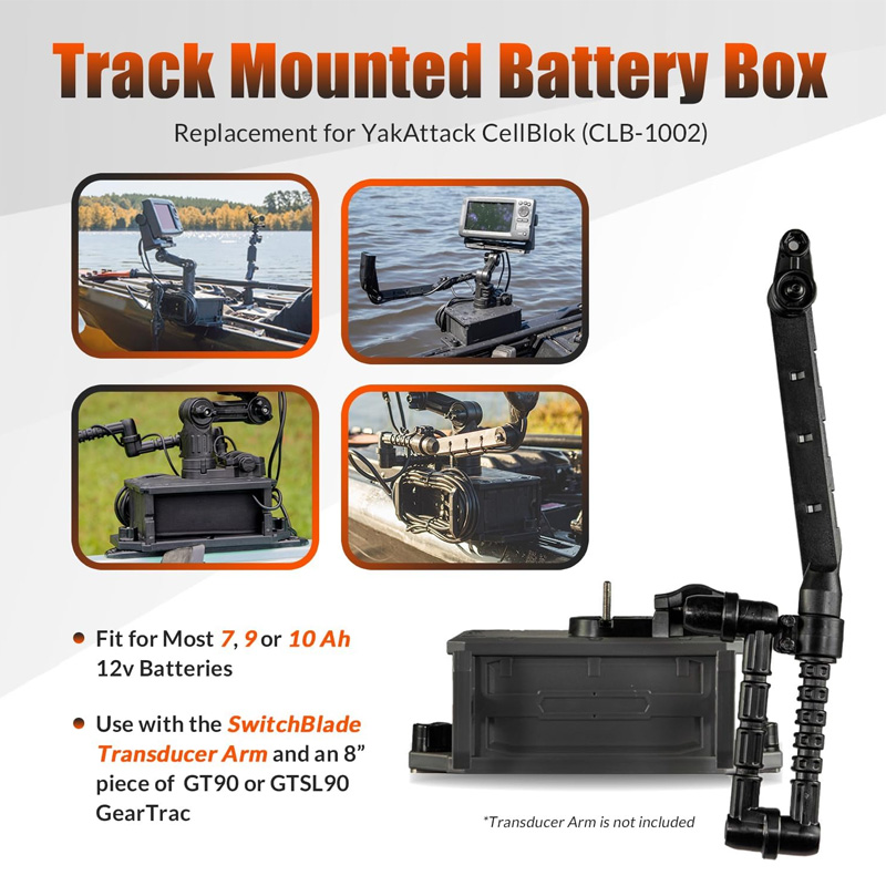 Scatola batteria montata su bi - Fish Finder Transducer recensione e prezzo